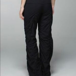 Lululemon black Dance studio lined pants